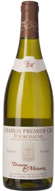 Вино Domaine des Malandes Chablis 1ER CRU FOURCHAUME біле сухе 0.75 л 13%